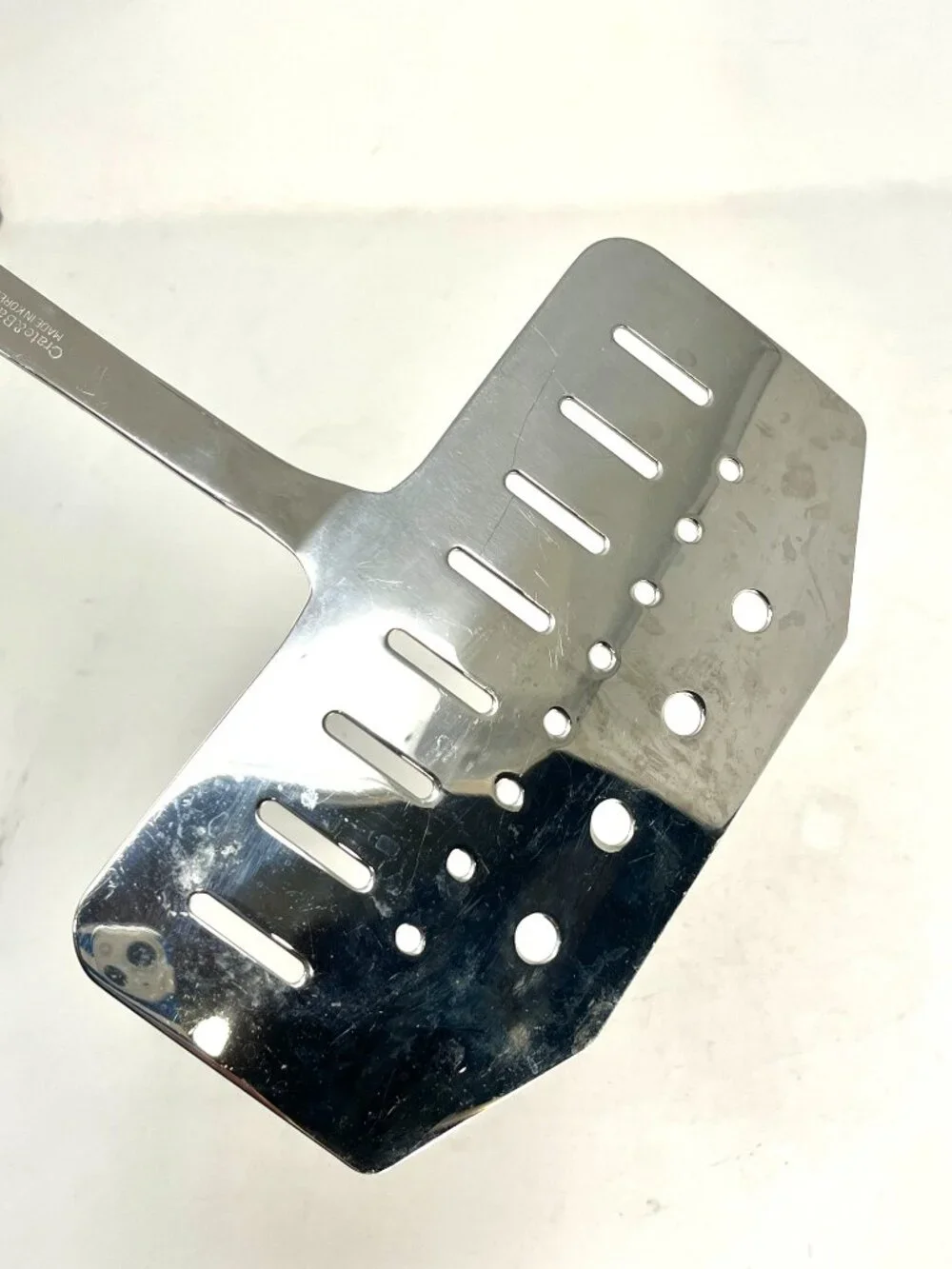 All Clad for Crate & Barrel Fish Turner Wide Spatula Stainless Steel Slotted